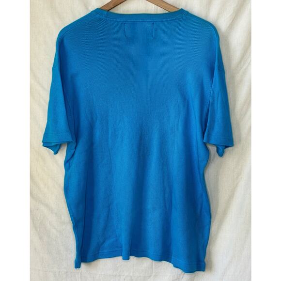 Ralph Lauren Polo Sport Shirt Ribbed Embroidered Logo Short Sleeve Size XL - Picture 3 of 4